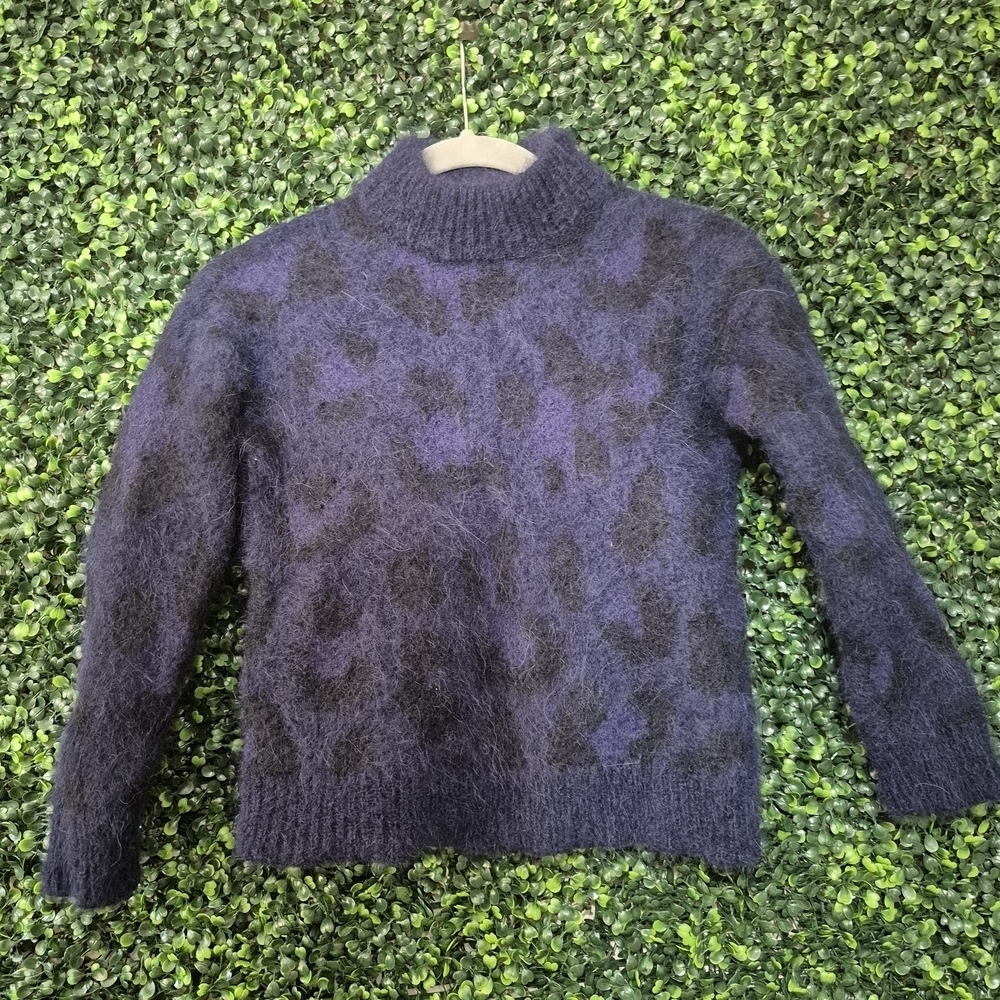 kate spade Purple and Black Women's Turtleneck Sweater